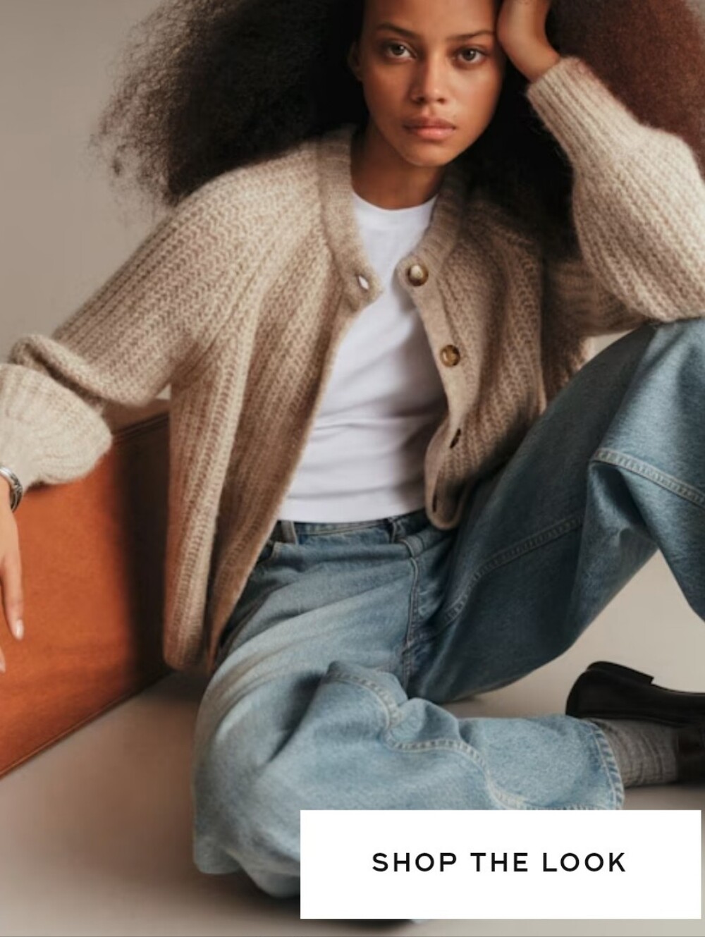 Sezane Emile Light Beige XS